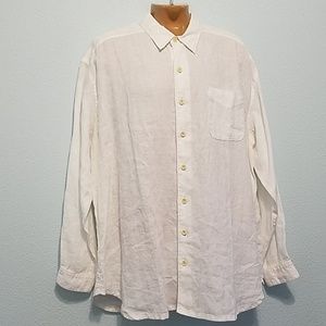 Tommy Bahama Relax Size 1XB Linen Long Sleev Shirt